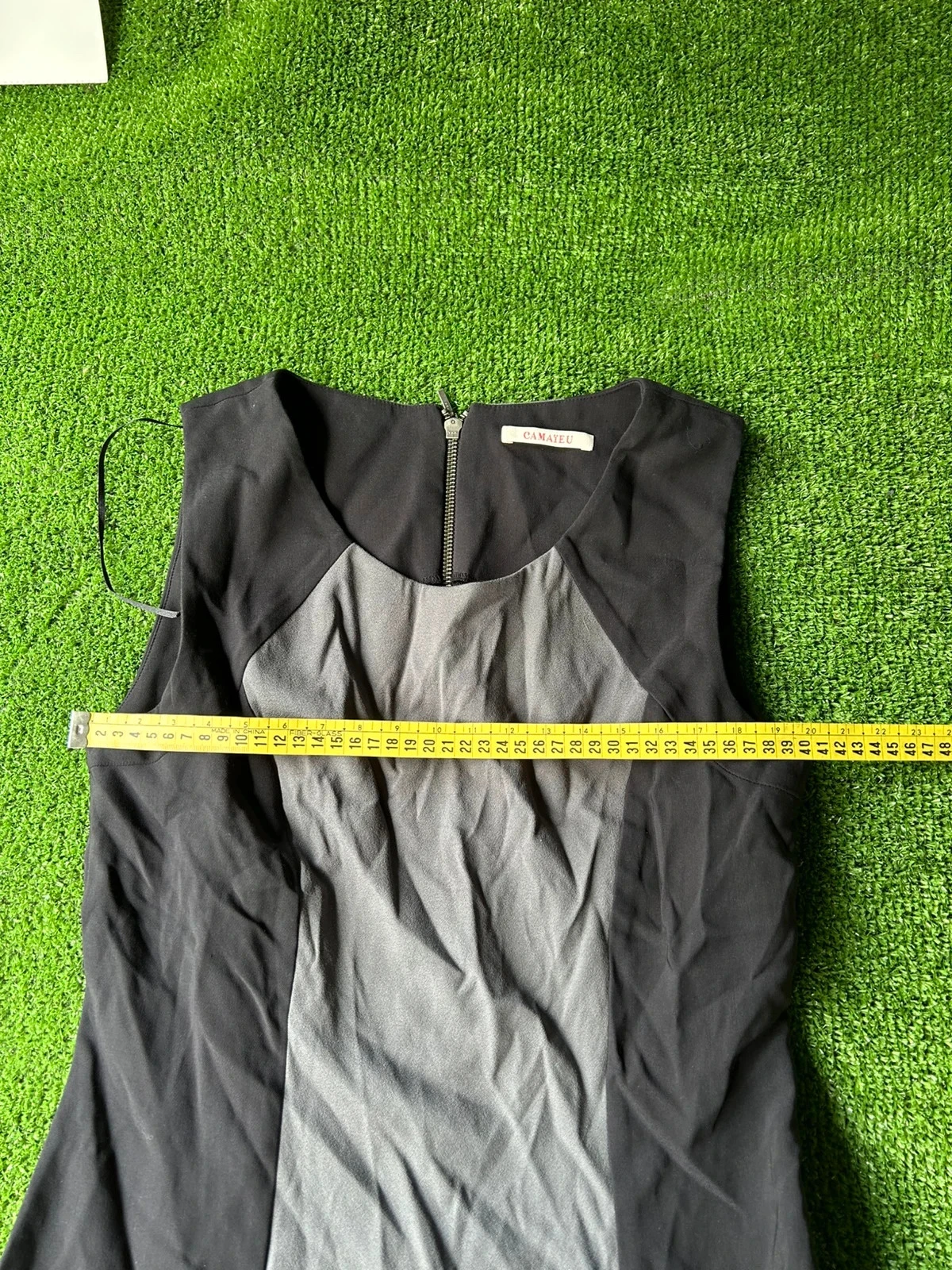 Black grey casual camaïeu dress size M – photo 9